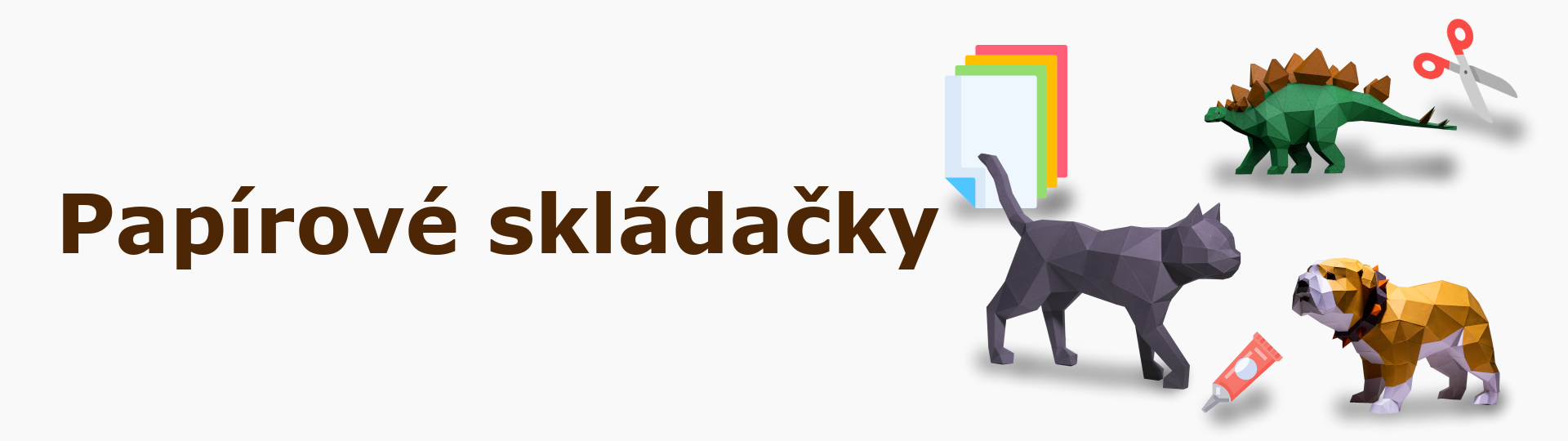 Nadpis - papirove skladacky